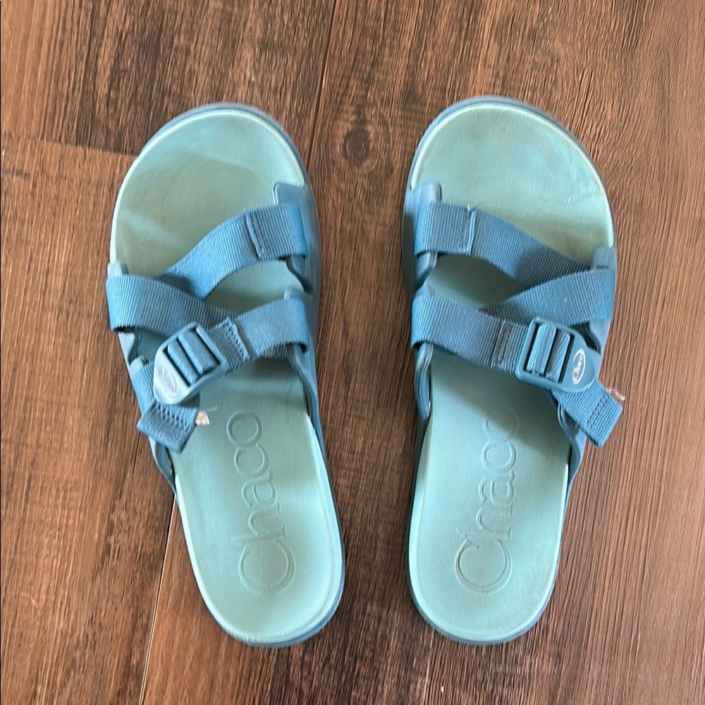 Chaco Blue Sport Sandals with Adjustable Straps